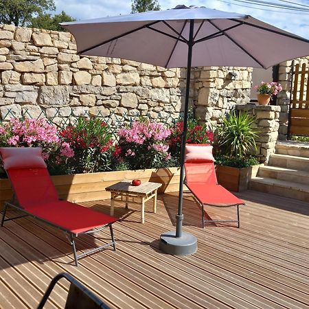 Chez Daniele Chambre Avec Jacuzzi Et Terrasse Privee Murs  Exterior photo